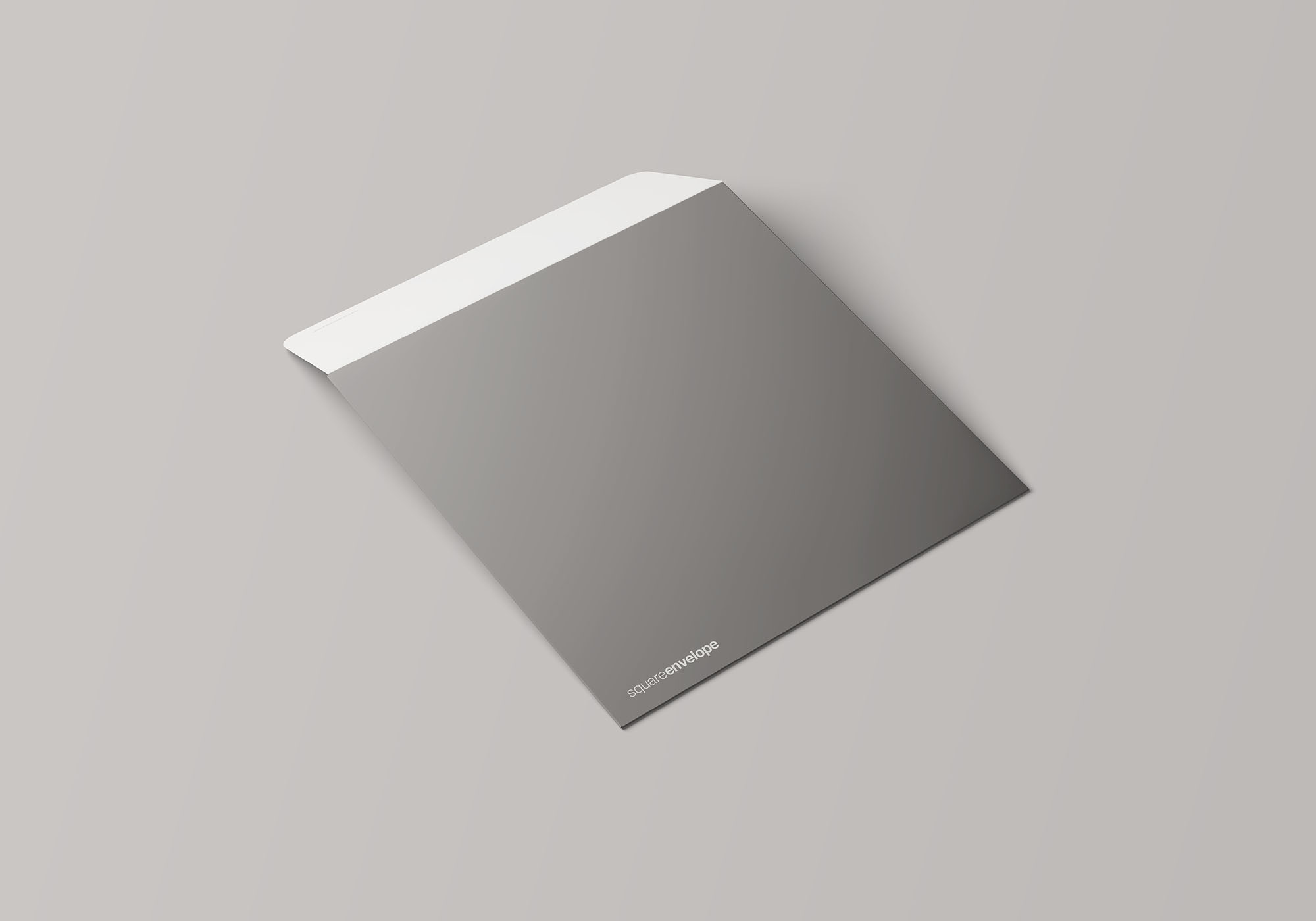 方形企业信封设计样机模板 Square Envelope Mockup插图(5)