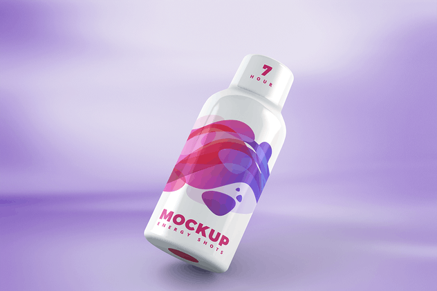 能量饮料瓶外观包装样机 Energy Shot / Energy Drink MockUp插图(3)