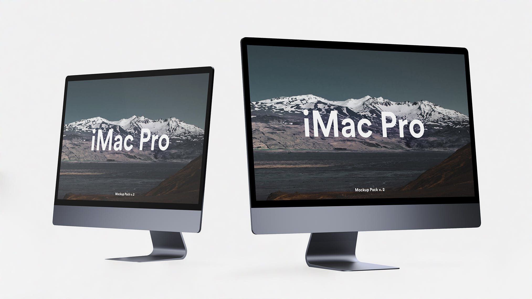 5K高分辨率iMac Pro一体机多角度样机模板 iMac Pro Kit插图12