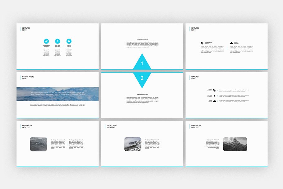 超简约 PPT 幻灯片模板 Axiom – Simple Presentation插图(4)