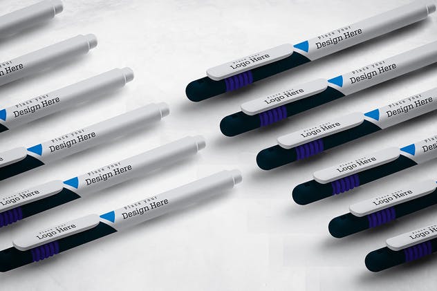 圆珠笔签字笔样机模板v9 Pen Mockup V.9插图(8)