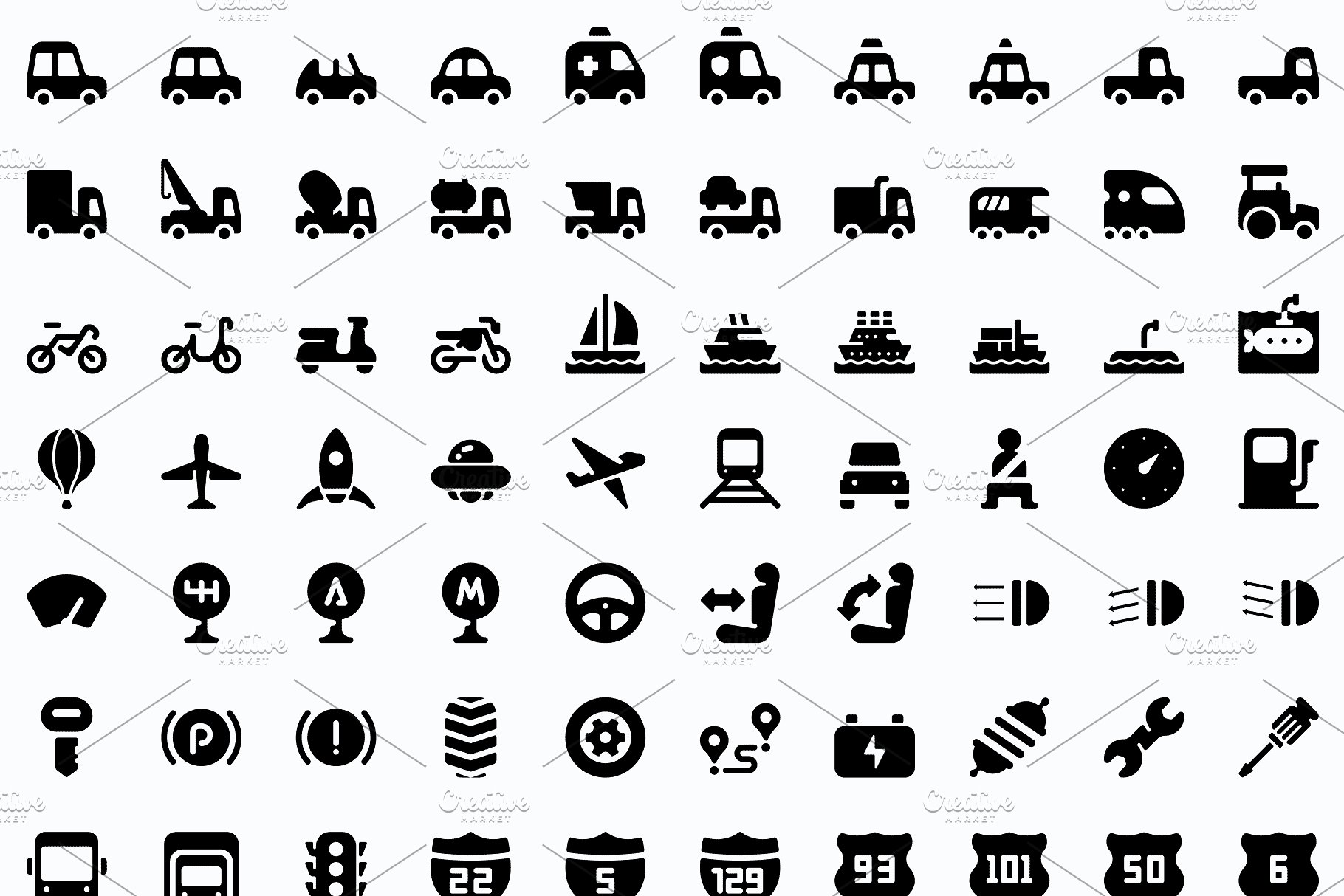 2200枚圆形实心图标 Roundies 2200 Solid Icons插图(22)