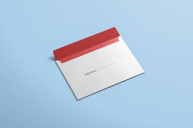 公司/企业信封设计样机模板 Envelope C5 / C6 Mock-up插图(1)