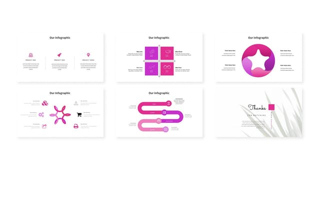 女性品牌文案策划PPT幻灯片演示模板 Nomb – Powerpoint Template插图3