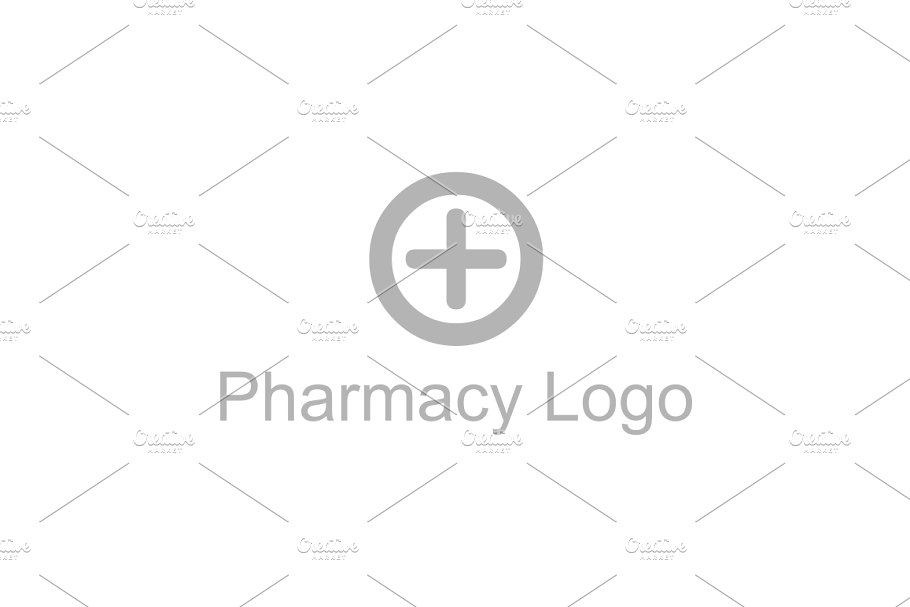 简约的药店/诊所Logo模板插图3