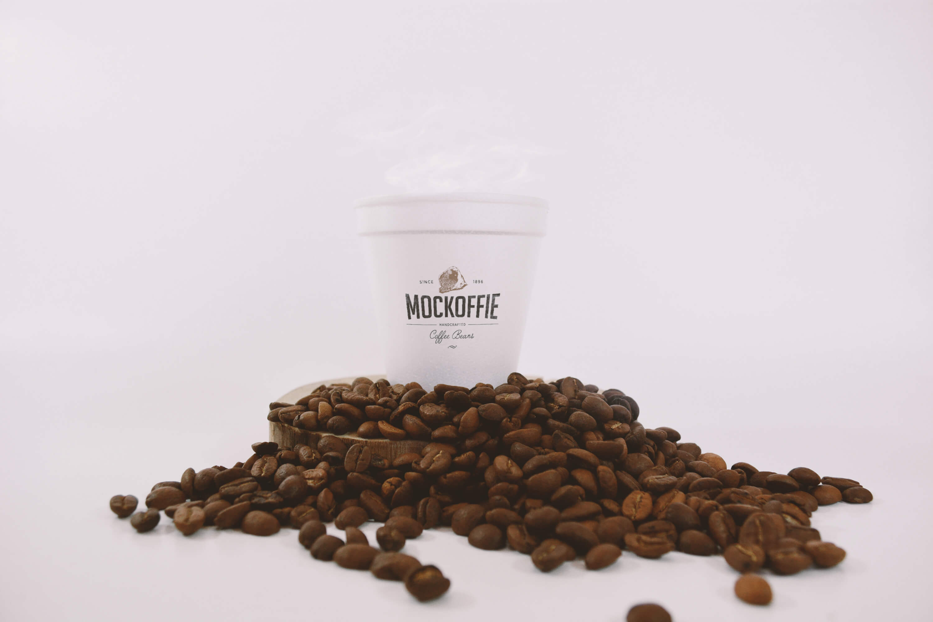 咖啡纸杯咖啡品牌Logo设计效果图样机 Coffee Cup Mockup插图