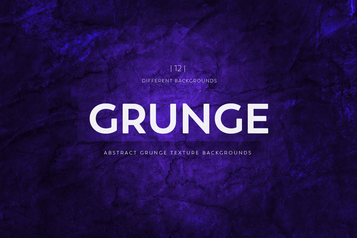 抽象深紫色Grunge肮脏纹理背景 Abstract Grunge Texture Backgrounds插图