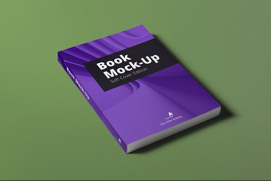 软封装图书样机模板 Book Mock-Up / Soft Cover Edition插图(1)