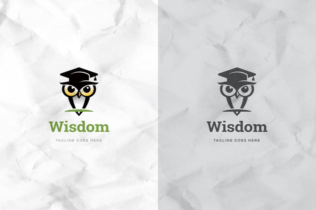 智慧智商开发品牌Logo模板 Wisdom Logo Template插图2