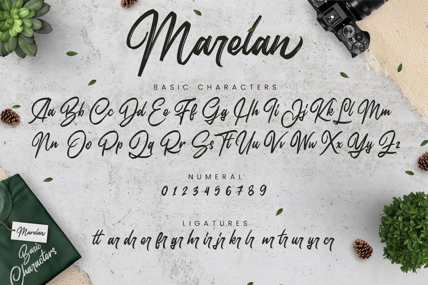休闲自然风格英文手写字体第一素材精选 Marelan – Casual Handwritten Font插图(13)
