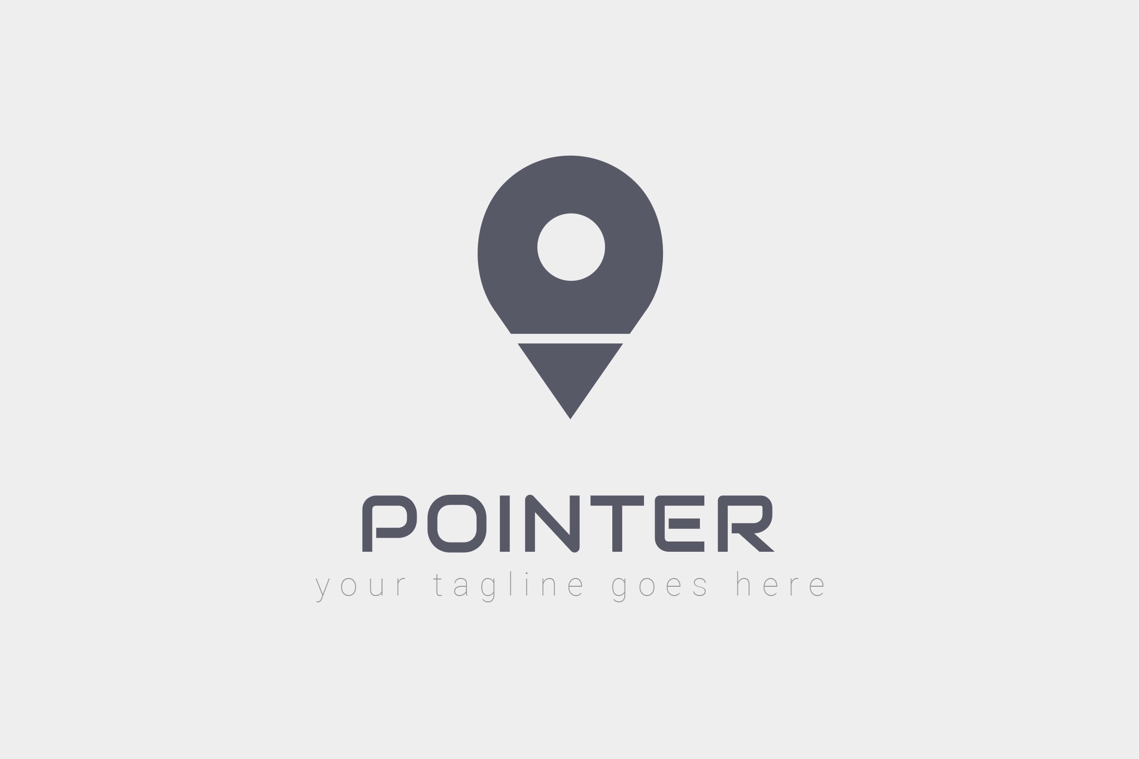 旅游/地图品牌Logo设计蚂蚁素材精选模板 Pointer – Logo Design插图