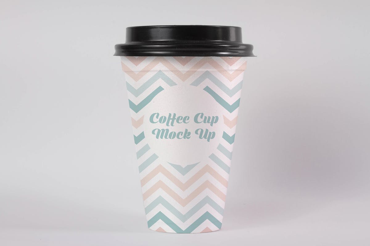 一次性咖啡纸杯外观设计图第一素材精选 Coffee Cup Mock Up插图