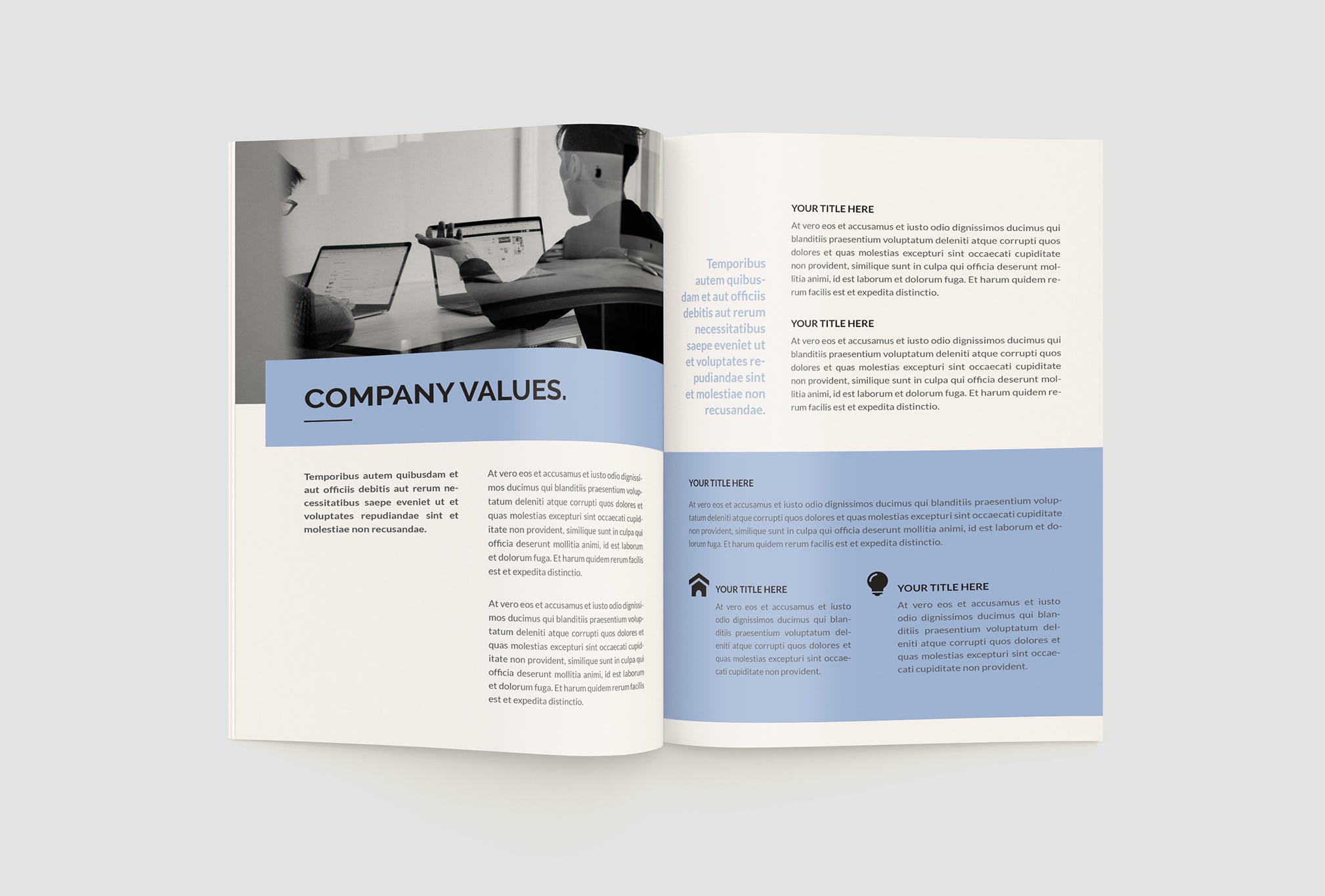 创意设计公司画册设计模板 Design Company Profile插图(5)