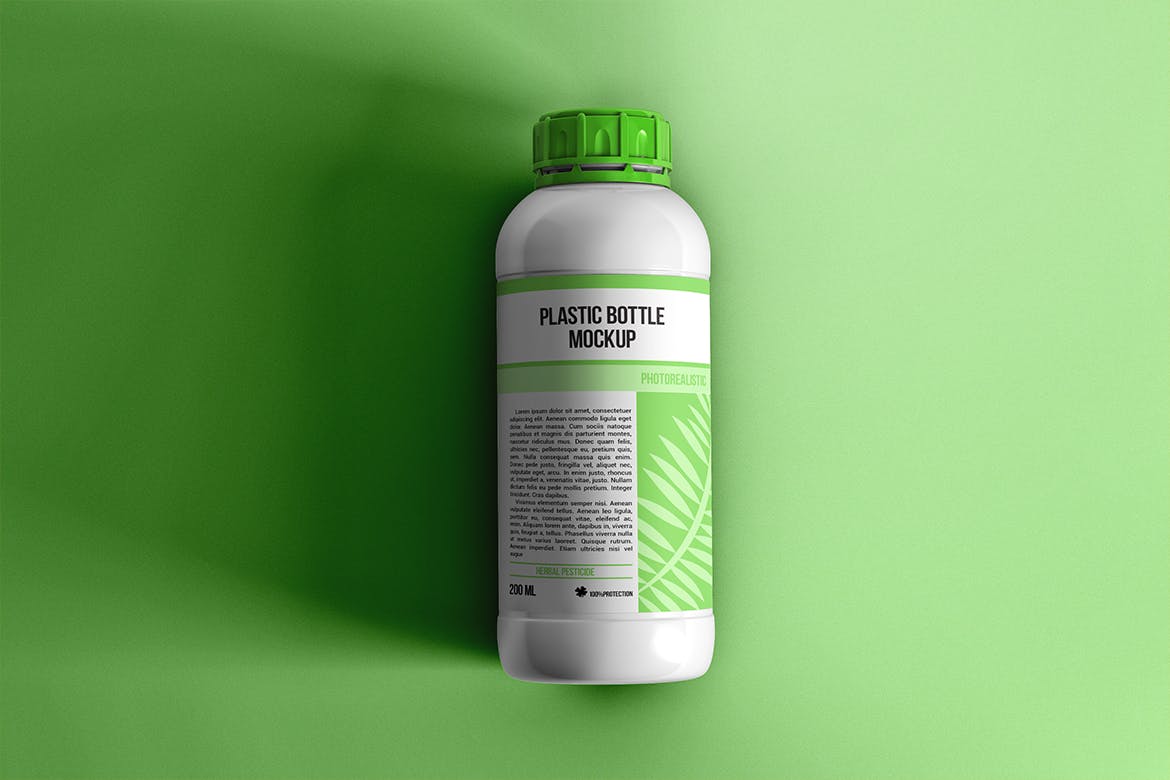 200ML塑料瓶外观设计图第一素材精选 Plastic Bottle Mockup插图(3)