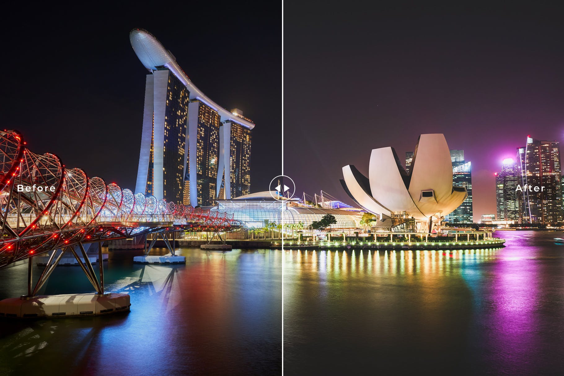 新加坡旅游照片后期处理Lightroom调色预设 Singapore Mobile & Desktop Lightroom Presets插图(1)