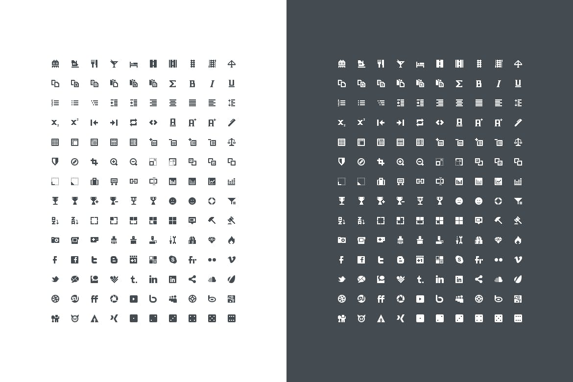 像素完美的极简设计风格矢量大洋岛精选图标素材v3 Pixel Perfect Mini Icons Vol. 3插图