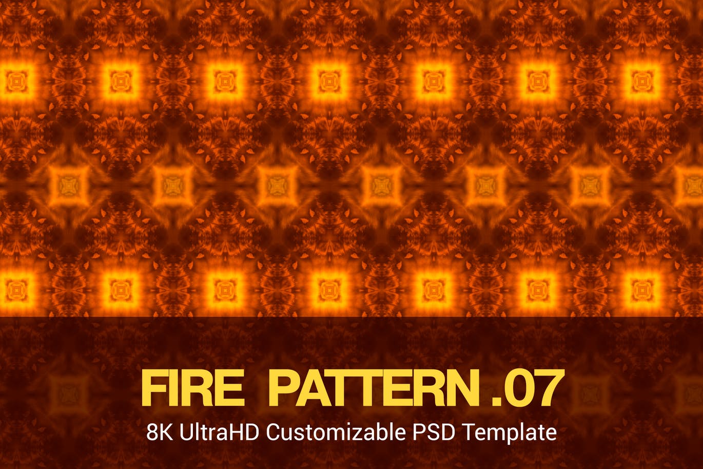 8K超高清无缝焰火/火花图案背景图素材v07 8K UltraHD Seamless Fire Pattern Background插图