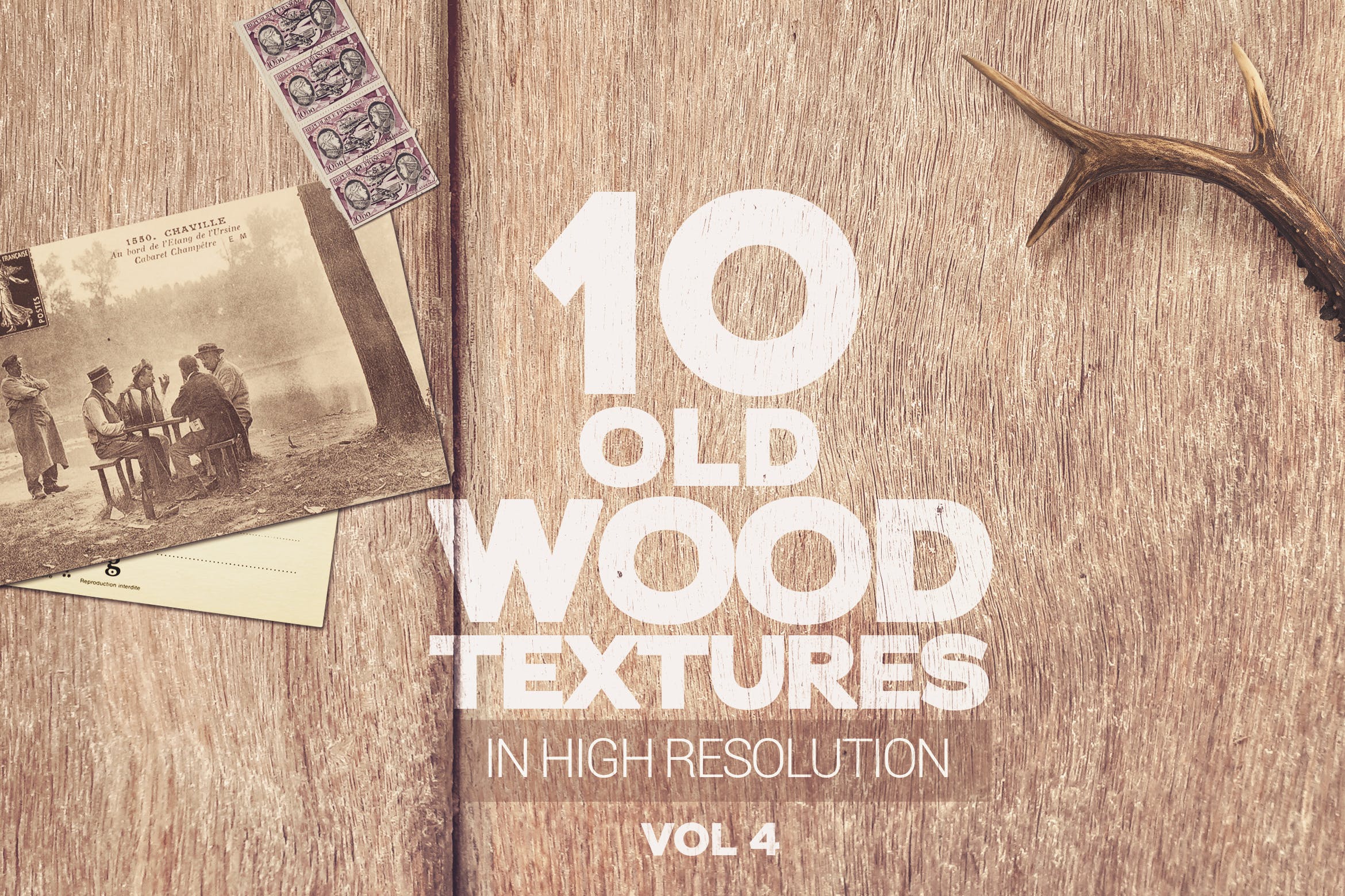 老木纹纹理第一素材精选背景v4 Old Wood Textures x10 Vol.4插图