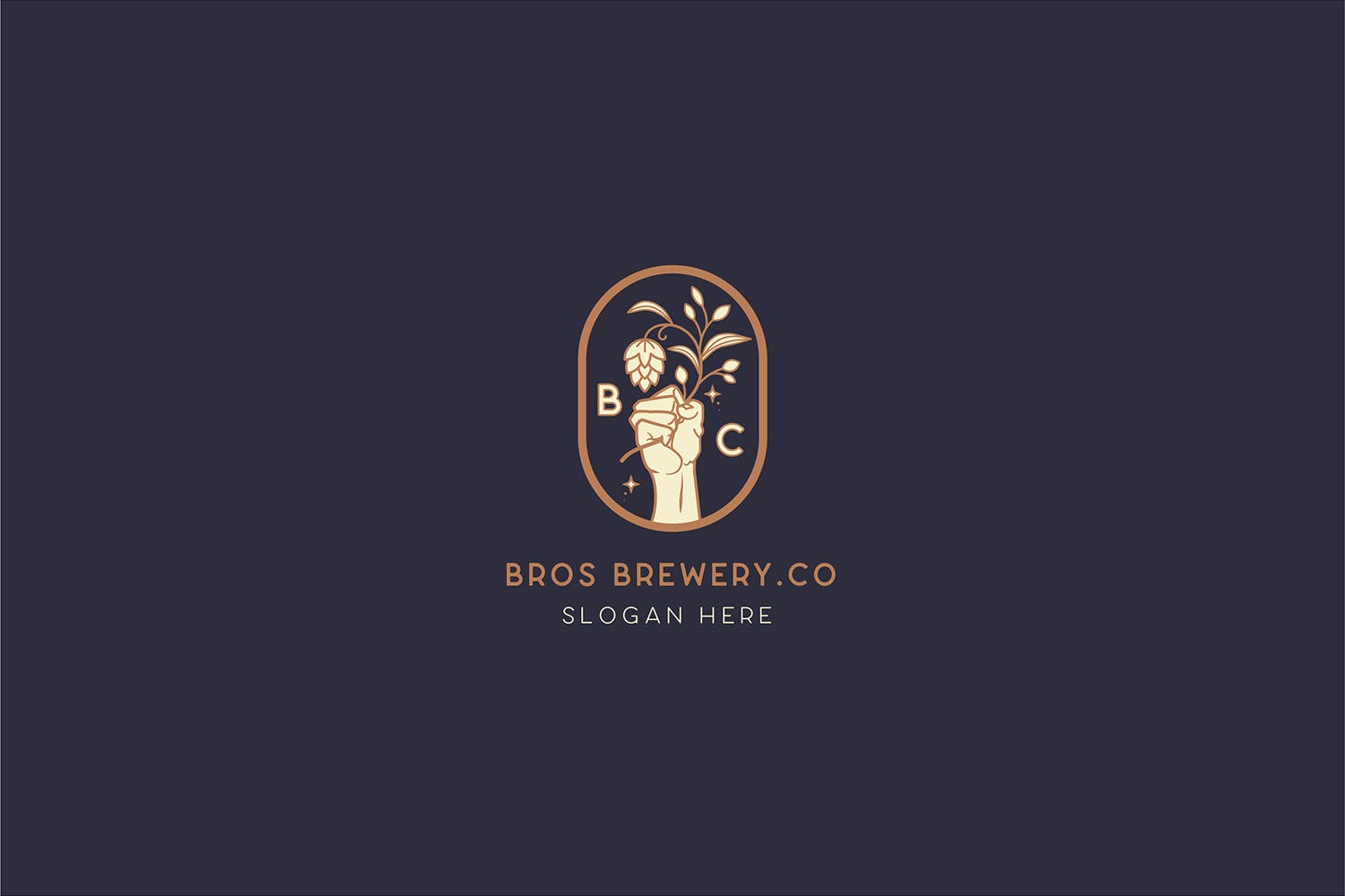 咖啡/啤酒品牌Logo设计蚂蚁素材精选模板 Brewery Brotherhood cafe beer Logo Template插图(3)