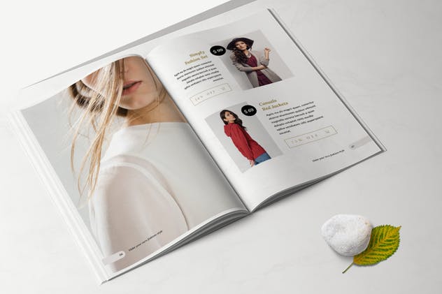 24页时尚产品目录手册版式大洋岛精选Lookbook设计模板 MEDUSA – Lookbook Brochure Fashion插图1