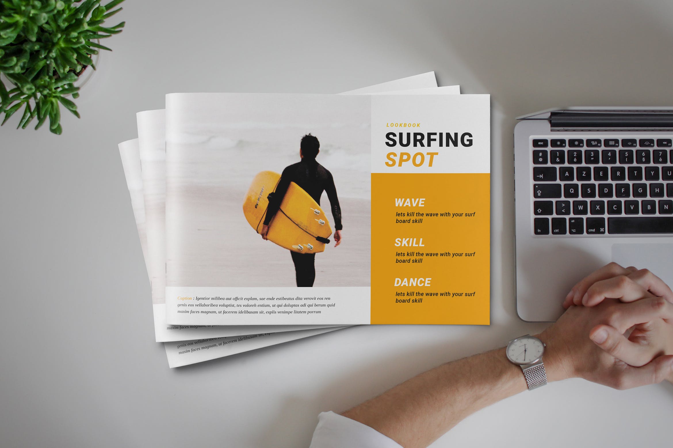 InDesign横版宣传册大洋岛精选目录设计模板模板 InDesign Brochure Catalog Template插图
