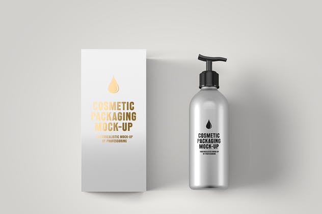 简约风化妆品包装设计展示大洋岛精选 Cosmetic Packaging Mock-Up插图8