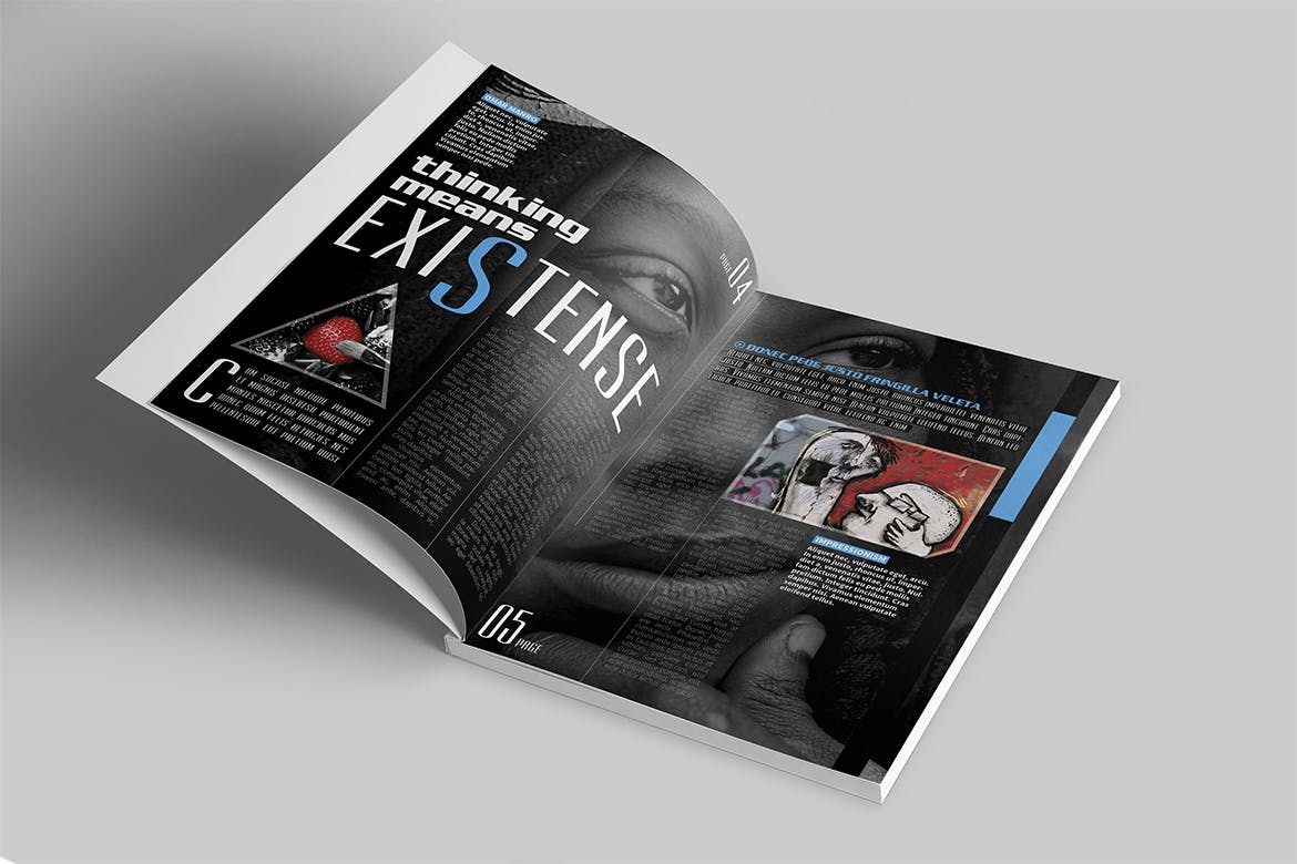 生活方式主题第一素材精选杂志版式设计模板 Magazine Template插图(2)