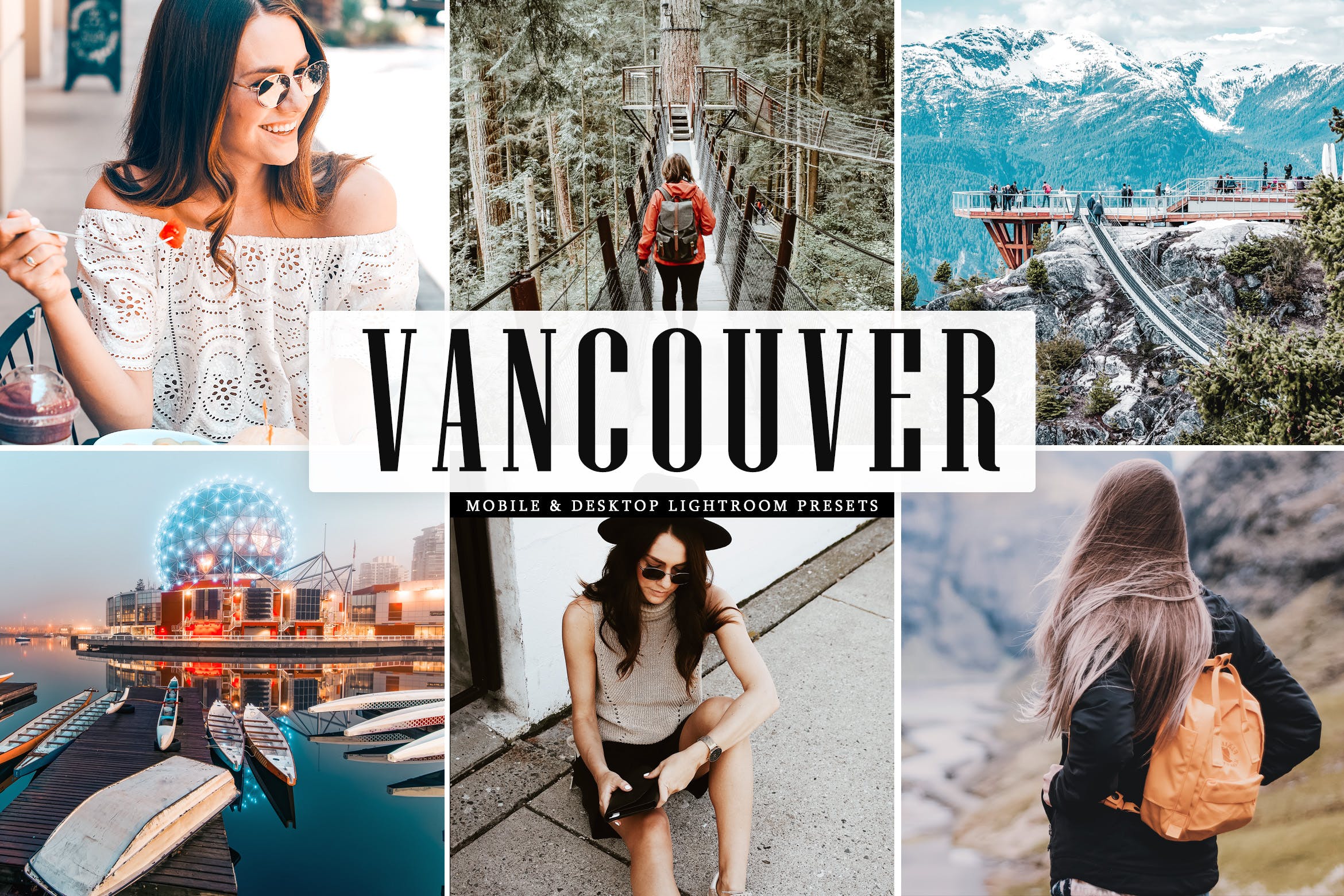 加拿大旅行摄影照片后期处理Lightroom调色预设 Vancouver Mobile & Desktop Lightroom Presets插图
