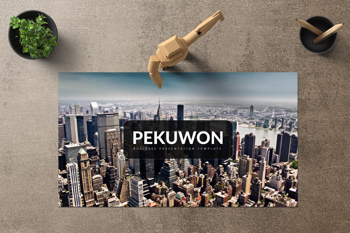 企业路演/融资/投标主题大洋岛精选Keynote模板设计模板 Pekuwon – Keynote Template插图1