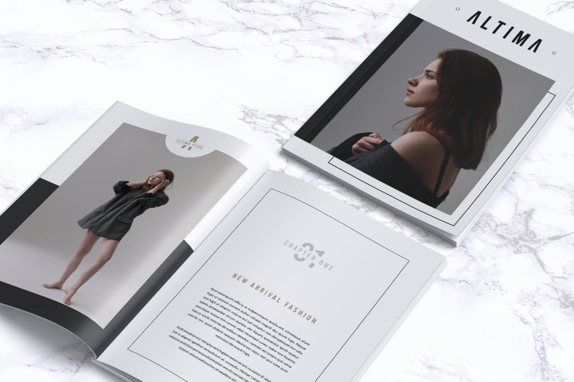 时装店新品上市产品目录画册设计模板 ALTIMA Fashion Lookbook Portfolio Brochures插图(6)