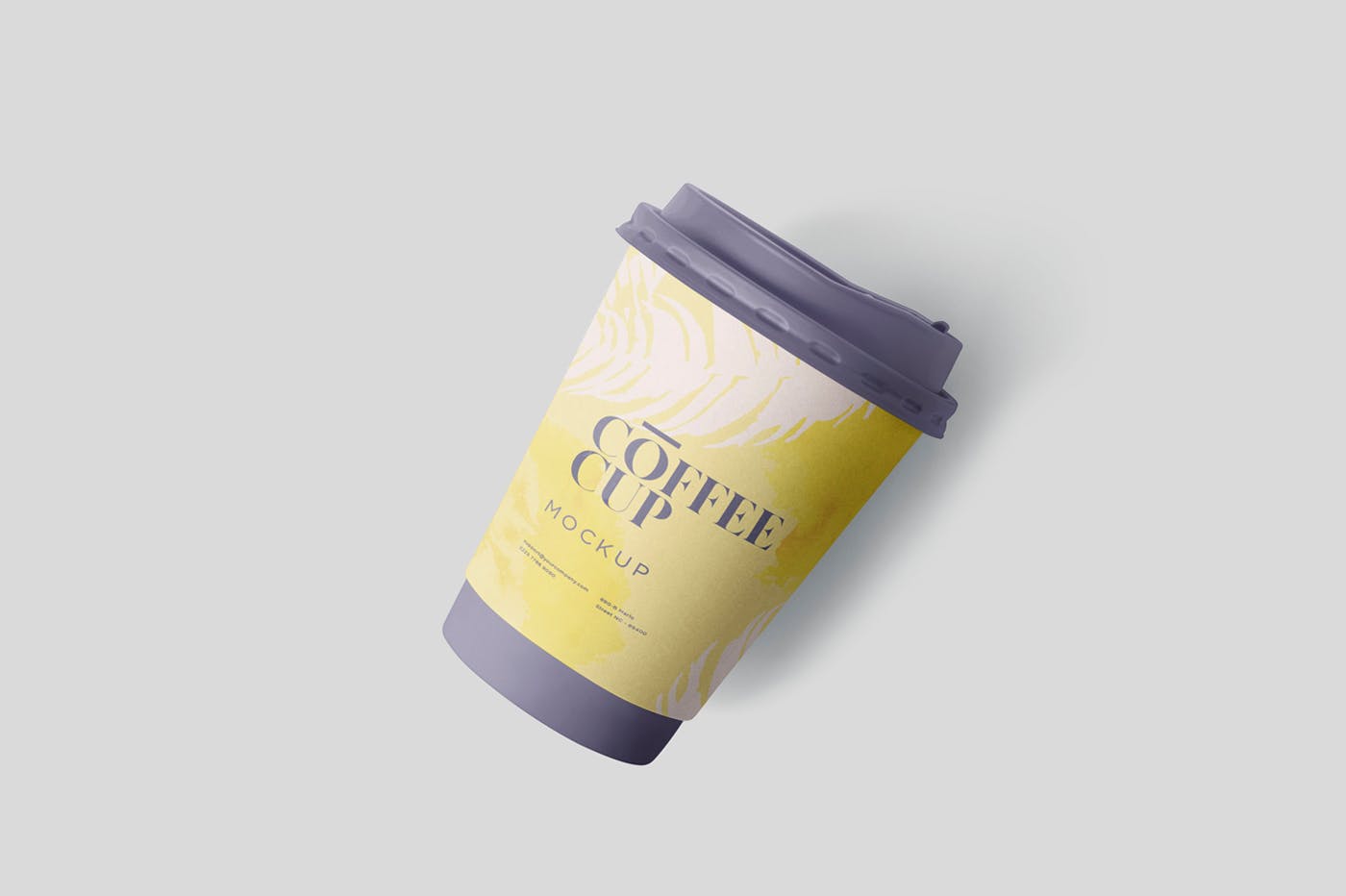 咖啡一次性纸杯设计效果图蚂蚁素材精选 Coffee Cup Mockup插图(3)