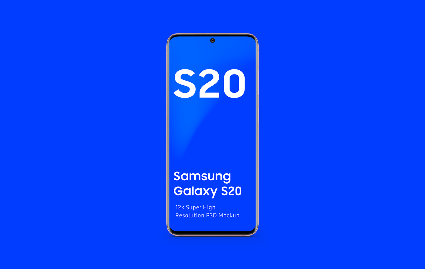 三星Galaxy S20智能手机屏幕演示大洋岛精选样机v1 Samsung Galaxy S20 Mockup 1.0插图2
