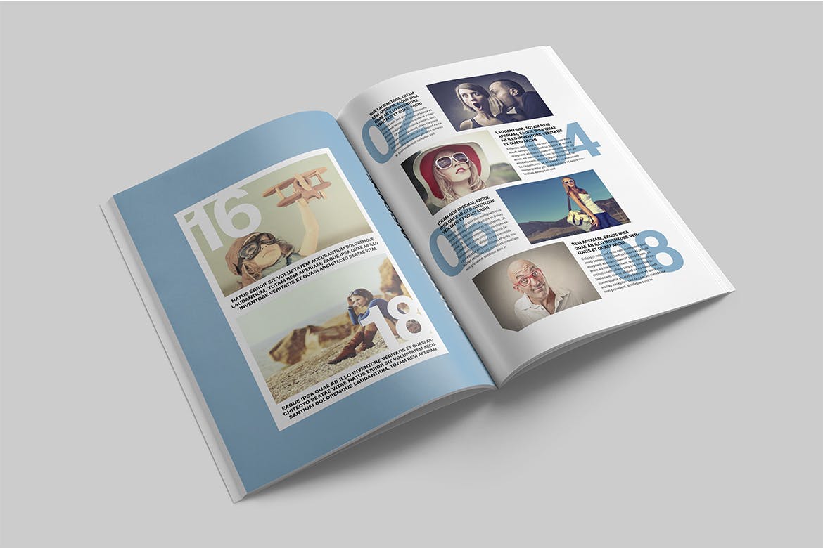 多用途大洋岛精选杂志版式设计InDesign模板 Magazine Template插图1