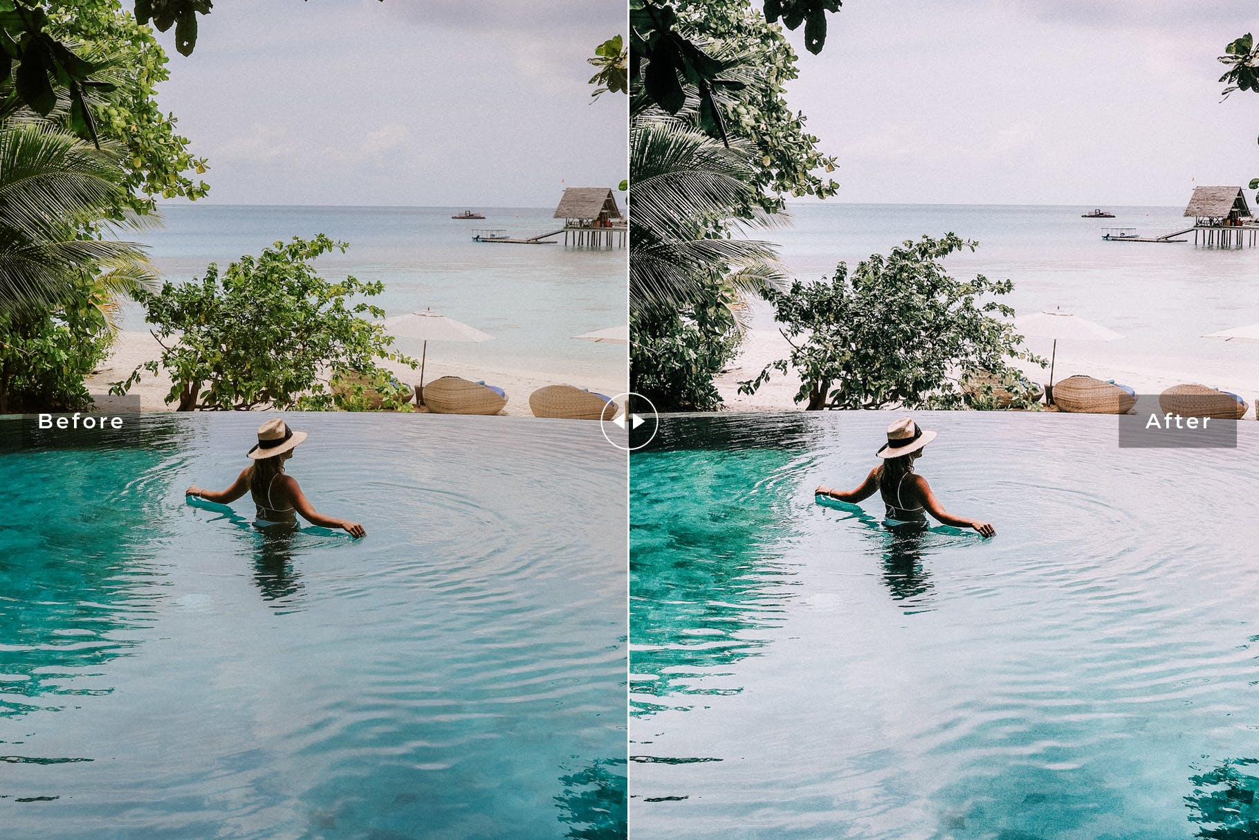海边沙滩摄影专业Lightroom调色预设 Tahiti Mobile & Desktop Lightroom Presets插图(4)