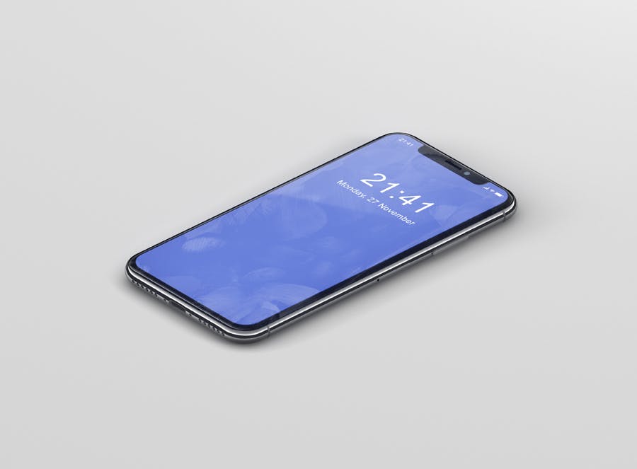 逼真材质iPhone X高端手机屏幕预览第一素材精选样机PSD模板 iPhone X Mockup插图(11)