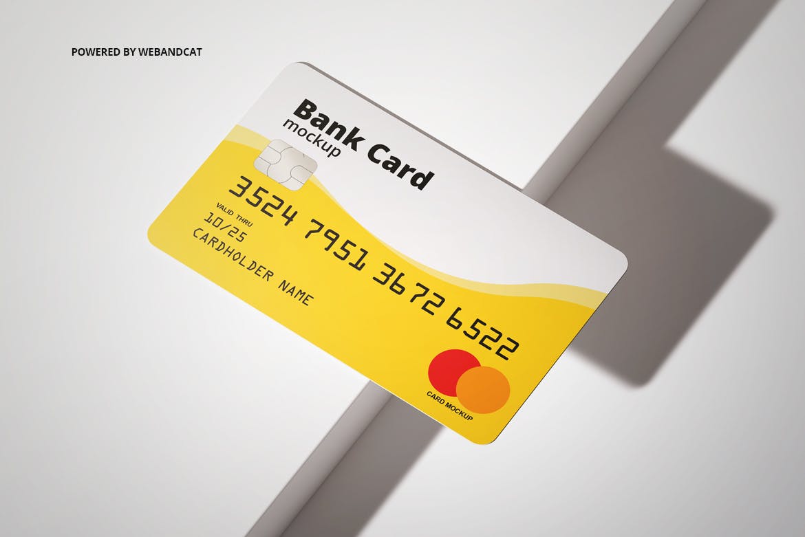 银行卡/会员卡版面设计效果图第一素材精选模板 Bank / Membership Card Mockup插图(12)