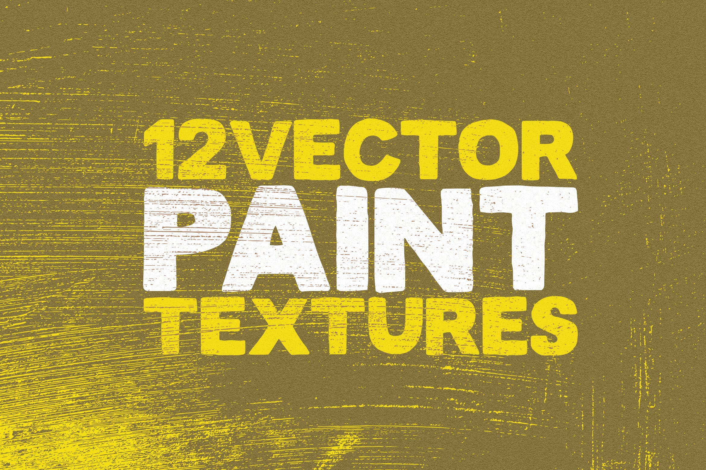 12款油漆纹理矢量第一素材精选背景 Vector Paint Textures x12插图