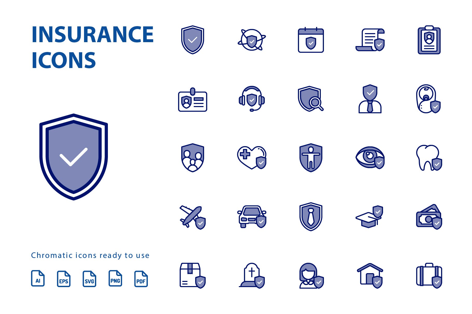 25枚Chromatic设计风格保险行业大洋岛精选图标素材 Insurance Chromatic插图1 25枚Chromatic设计风格保险行业大洋岛精选图标素材 Insurance Chromatic插图1