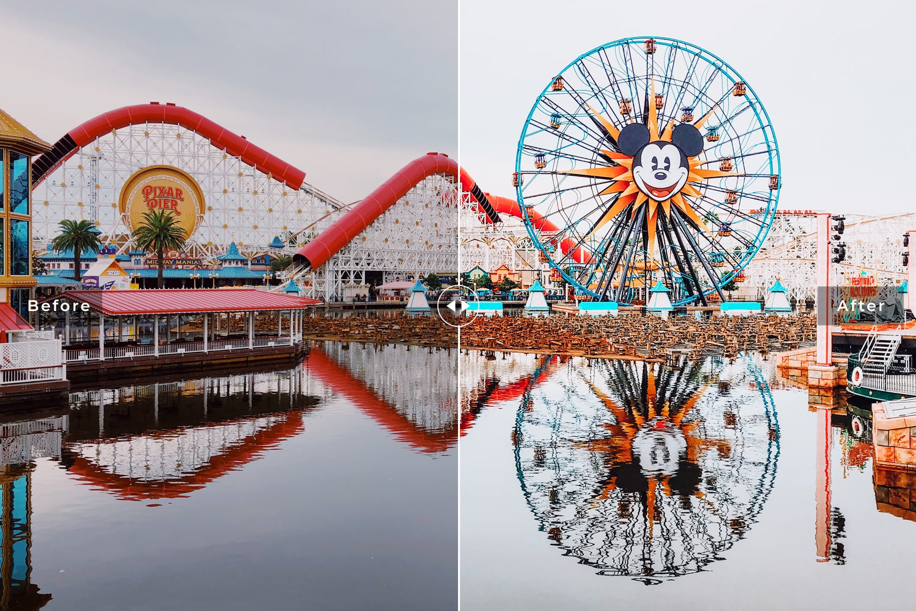 迪士尼乐园游玩摄影必备LR调色滤镜合集 Disneyland Mobile & Desktop Lightroom Presets插图5
