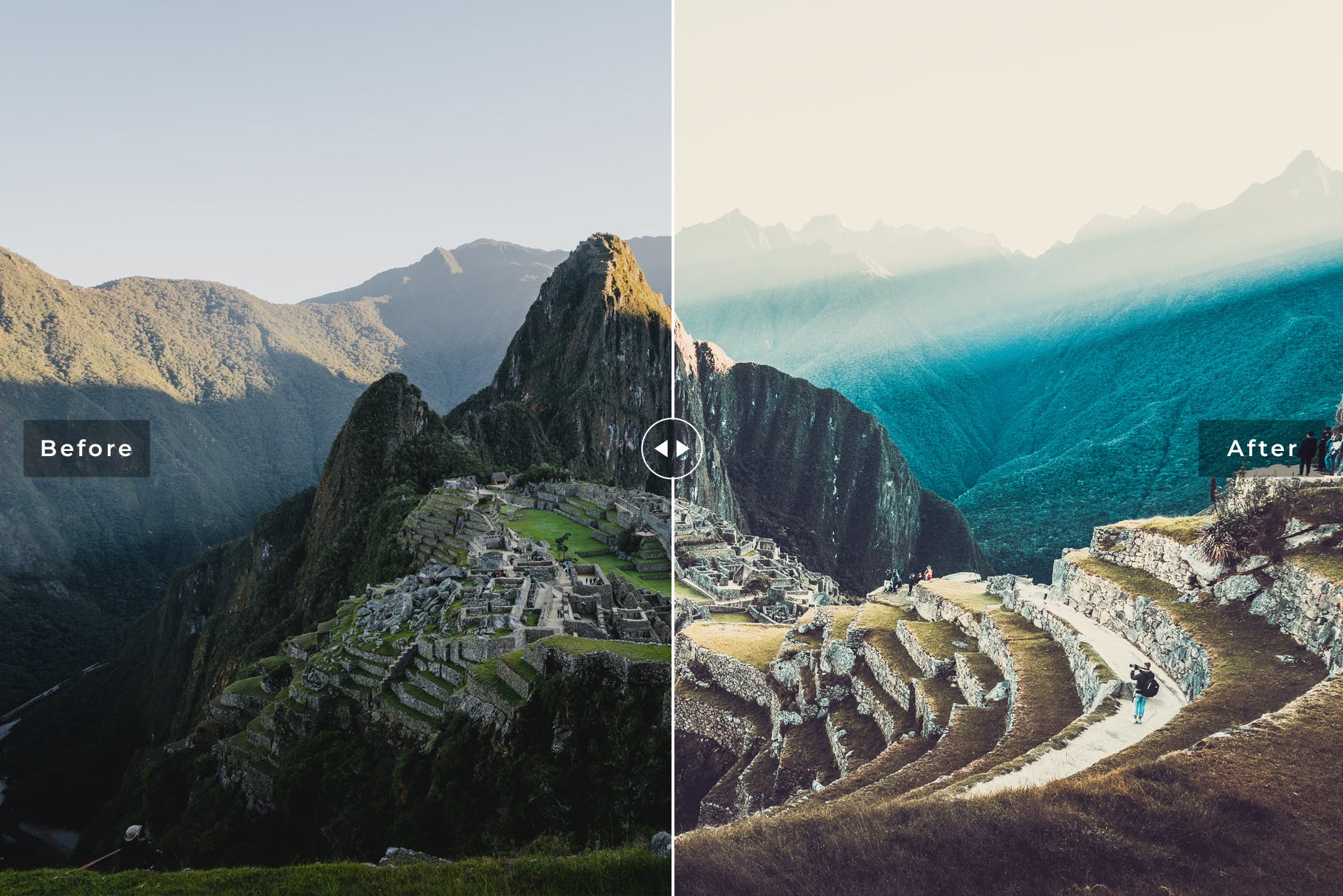 美丽山景摄影照片后期调色Lightroom预设 Machu Picchu Mobile & Desktop Lightroom Presets插图(1)