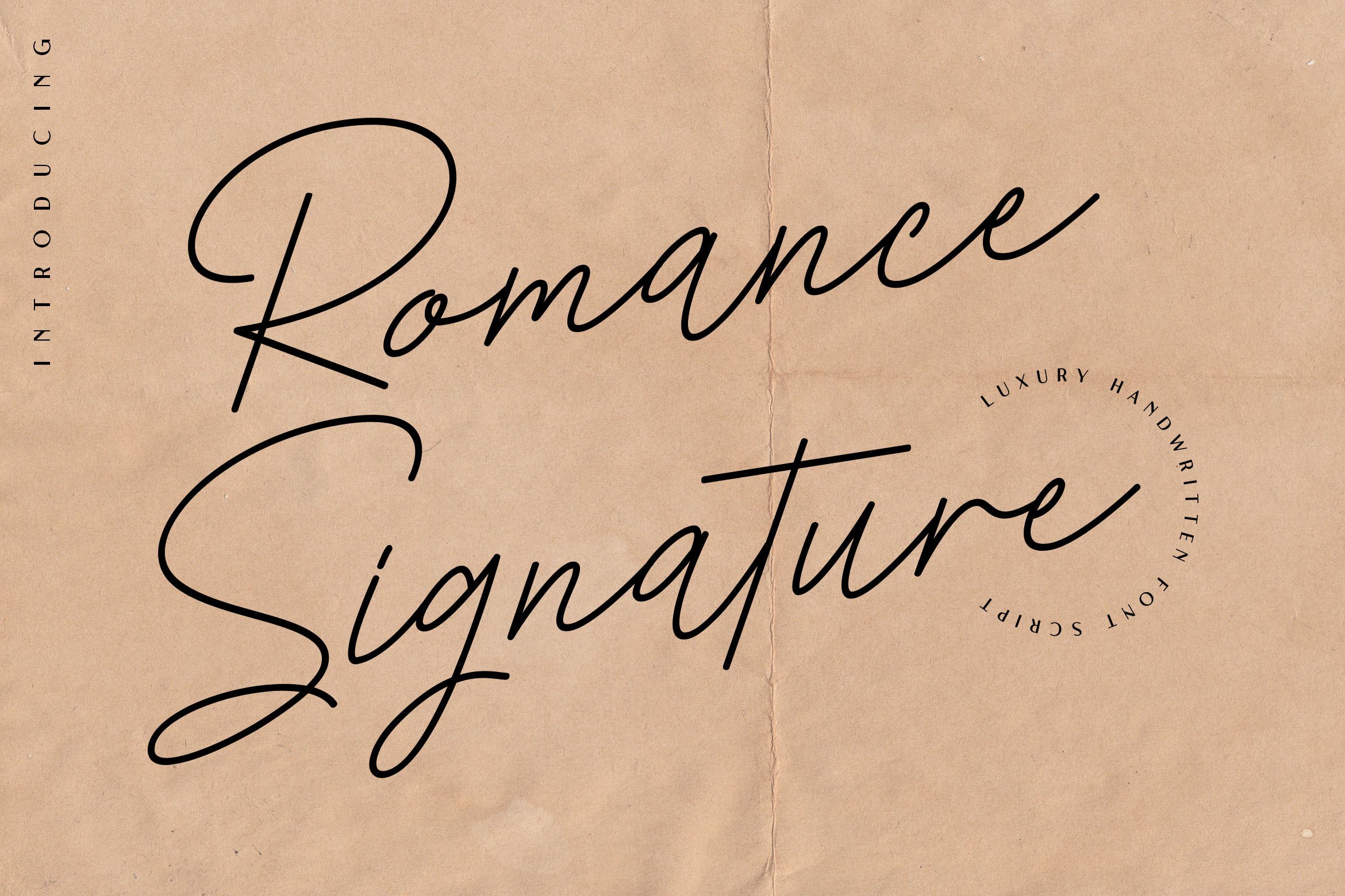 浪漫主义风格女性钢笔签名英文字体蚂蚁素材精选 Romance Signature – Beauty Signature Font插图