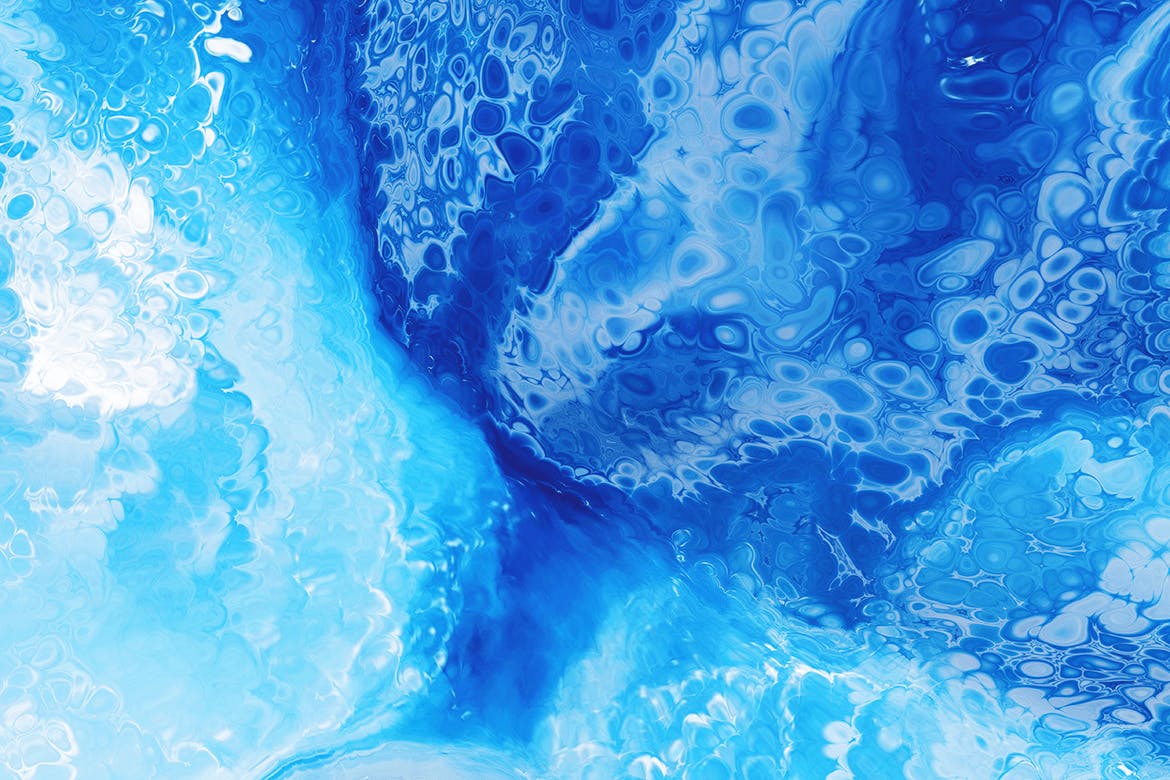混合水彩颜料天然大理石纹理大洋岛精选背景 Acrylic Pouring Texture Set插图4