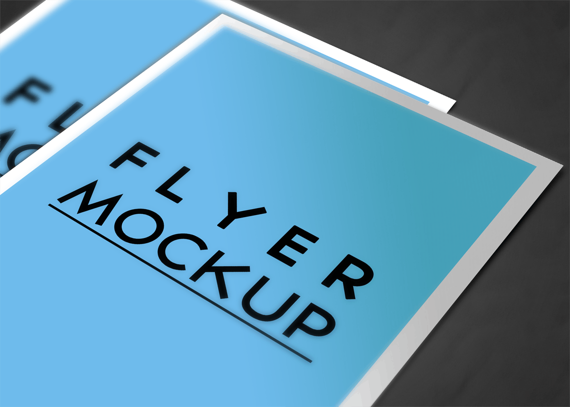 传单设计印刷效果图样机大洋岛精选模板 Flyer Mock Ups插图5