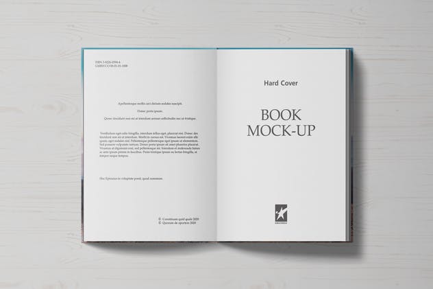 高端精装图书版式设计样机第一素材精选模板v1 Hardcover Book Mock-Ups Vol.1插图(15)