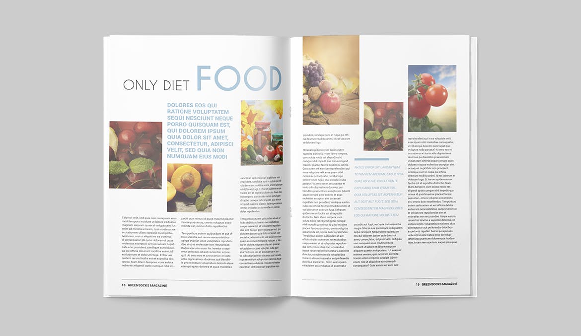 农业/自然/科学主题大洋岛精选杂志排版设计模板 Magazine Template插图9
