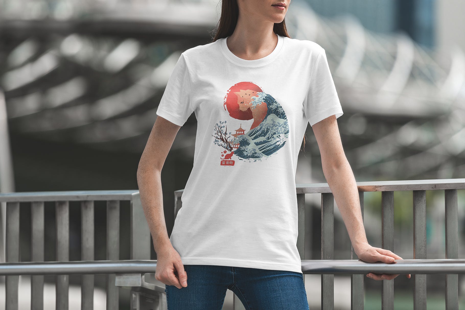 城市系列-印花T恤产品展示样机大洋岛精选模板v8 T-Shirt Mockup Urban Edition Vol. 8插图3