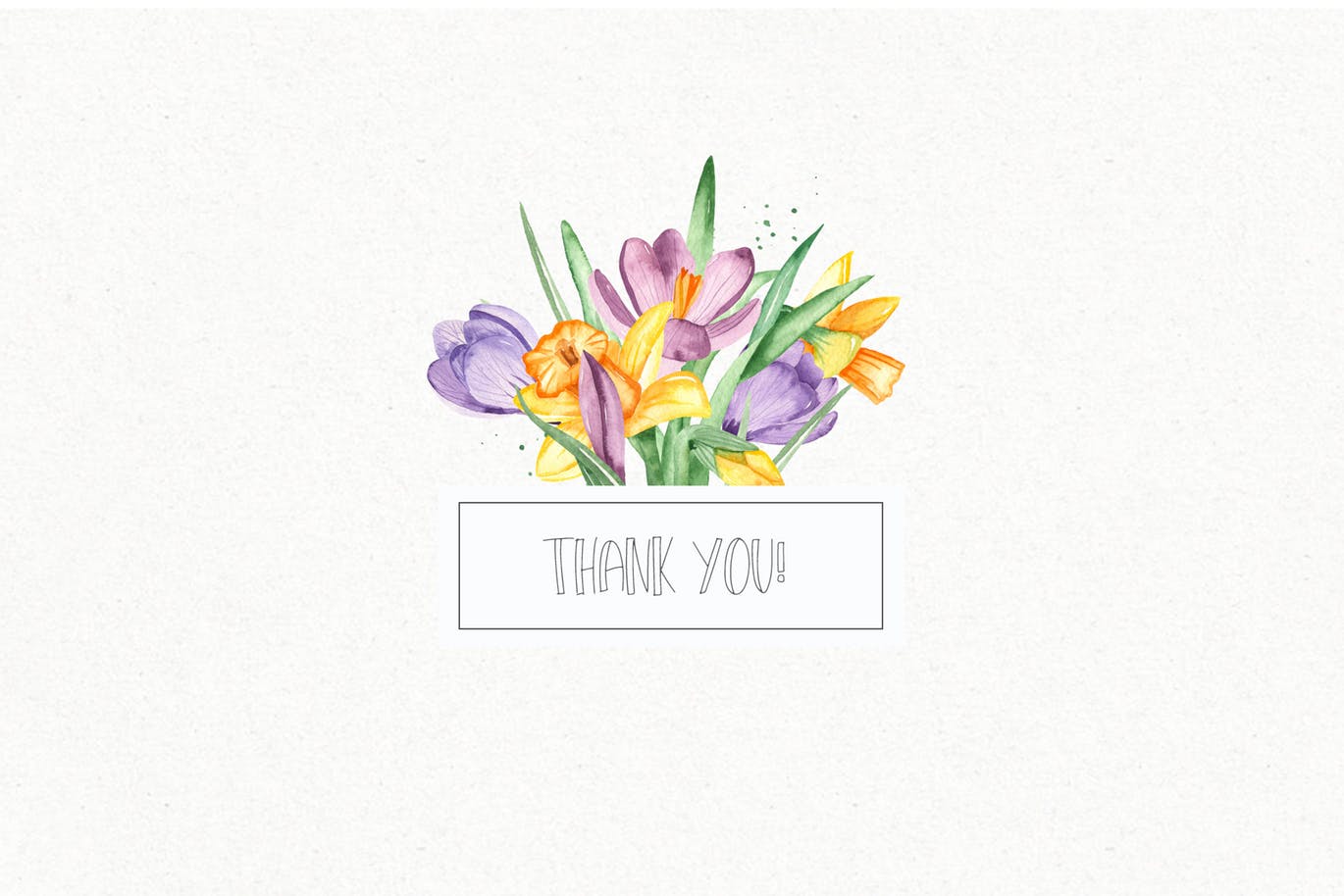 春季花卉水彩素材套装 Watercolor spring flowers collection插图10