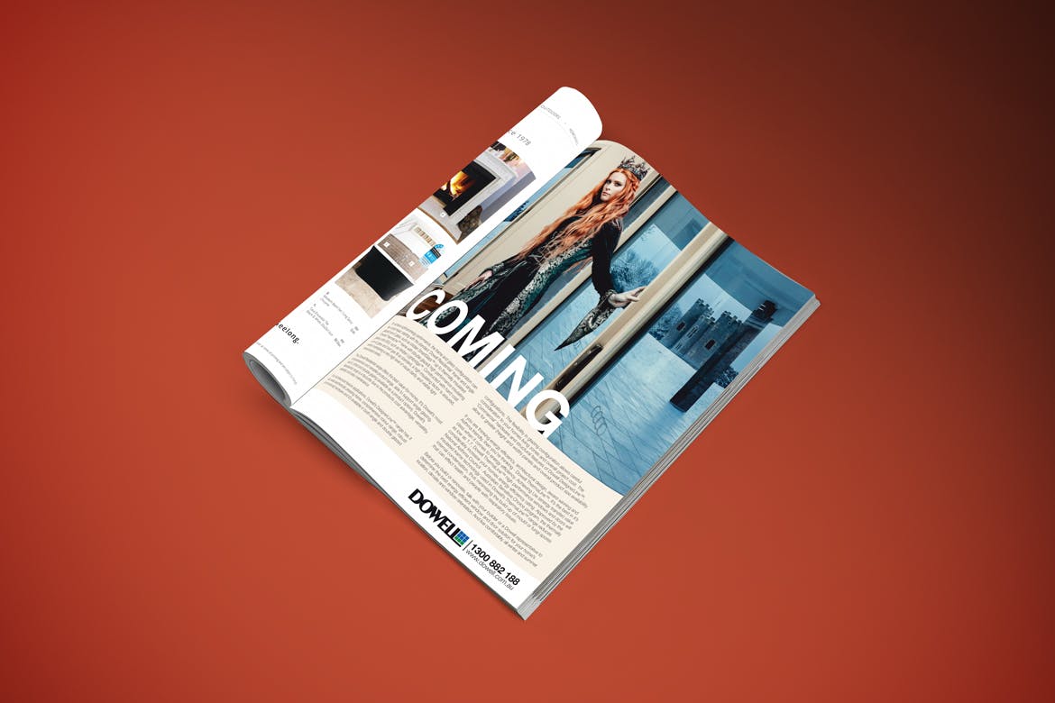 高端杂志版式设计效果图样机第一素材精选模板 Magazine Mouckup插图(6)
