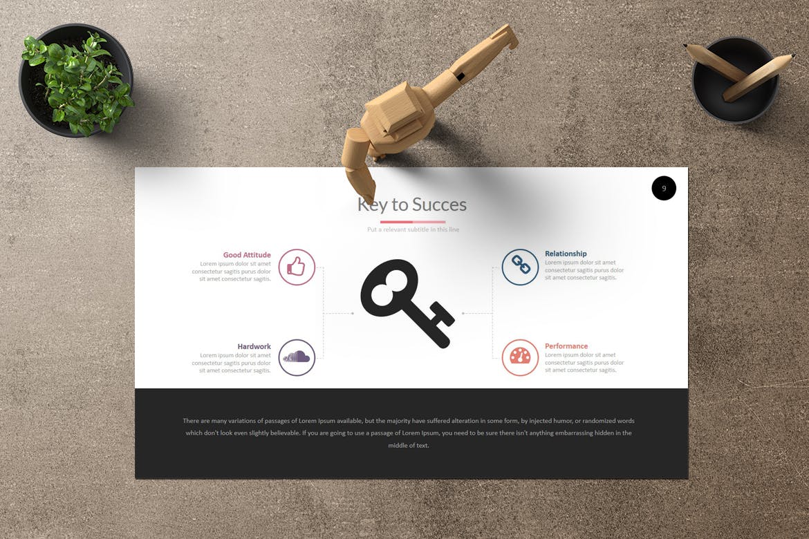 创意信息图表企业介绍谷歌幻灯片设计模板 Onana Google Slides插图2