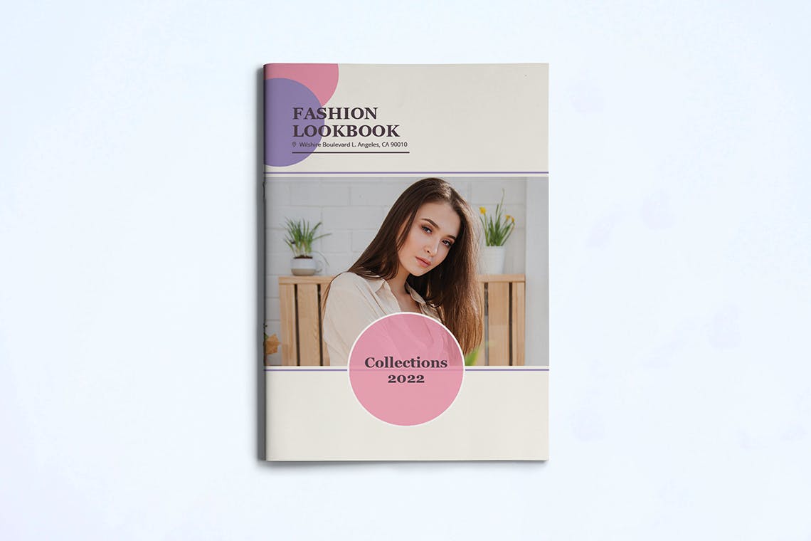 时装订货画册/新品上市产品第一素材精选目录设计模板v3 Fashion Lookbook Template插图(2)